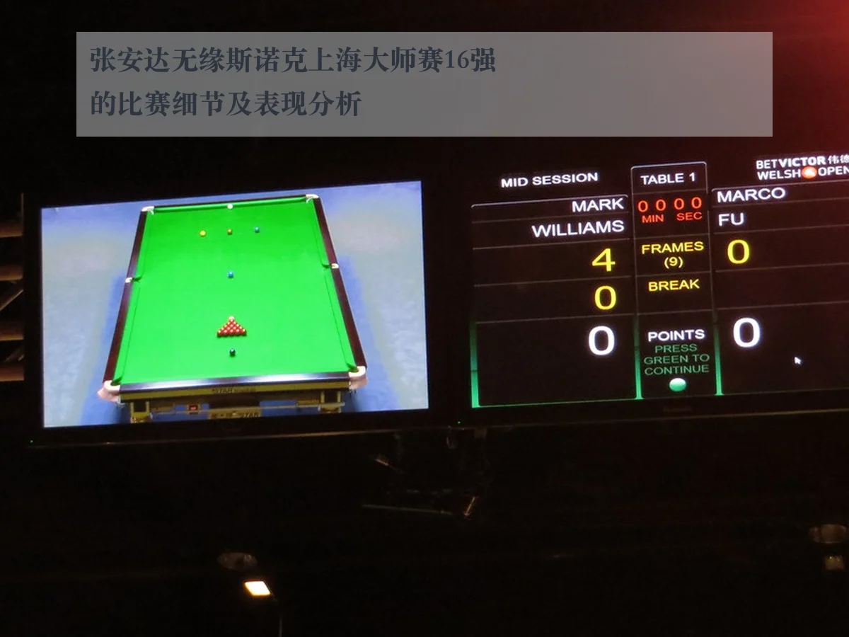 张安达无缘斯诺克上海大师赛16强的比赛细节及表现分析